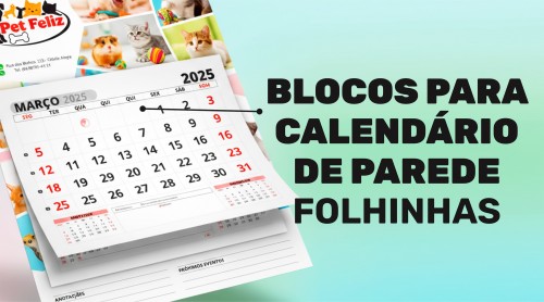 Bloco de Calendário para Folhinha